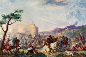 Giovanni III Sobieski (1629-1696), re di Polonia e Granduca di Lituania, difende Vienna dai turchi