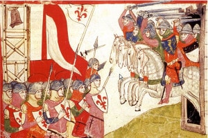 La battaglia di Montaperti, un'altra battaglia combattuta da Guelfi e Ghibellini