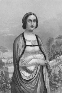 Beatrice Portinari (1266–1290), conosciuta come la musa di Dante Alighieri. Beatrice fu l'ispirazione per la Vita Nuova  e appare come sua guida nel Paradiso
