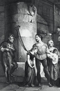 Il Conte di carmagnola in una immagine di Francesco Hayez, 1828