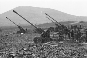 Guerra del Kippur. Truppe israeliane sulle alture del Golan