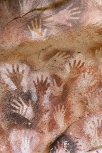Grotta delle mani in Patagonia, Argentina