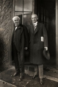 Thomas Edison e Henry Ford