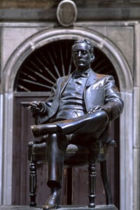 Statua di Giacomo Puccini a Lucca, 1990 circa