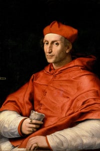Cardinale Bibbiena, 1516. Collezione del Palazzo Pitti, Firenze