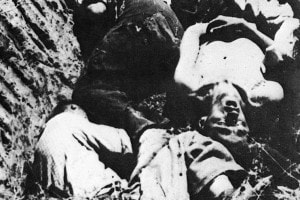 Corpi di prigionieri uccisi nel corso della Seconda guerra mondiale