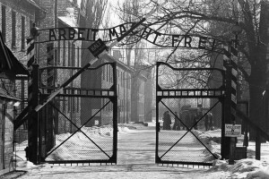 Ingresso al campo di concentramento di Auschwitz