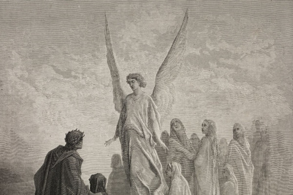Canto II del Purgatorio di Dante: testo, parafrasi e figure retoriche