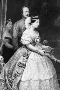 Regina Vittoria, della Gran Bretagna dal 1837 e imperatrice dell'India dal 1876, riceve un dono da un emissario africano