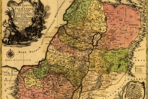 Mappa di Israele durante il regno dei re