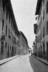 Palazzo Cenci nei pressi del Ghetto ebraico di Roma. Dimora della famiglia Cenci