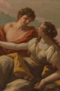 Bacco e Arianna. Artista: Giovanni Antonio Pellegrini.