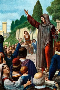 Cola di Rienzo Tribuno di Roma al Campidoglio, 1347
