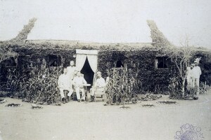 Le truppe italiane comandano l'accampamento in Eritrea, 1888 circa
