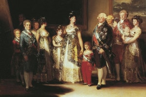La famiglia di Carlo IV, 1800. Artista: Francisco de Goya. Olio su tela, 280x336 cm. Museo del Prado, Madrid