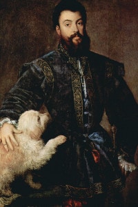 Ritratto di Federico II Gonzaga, duca di Mantova (1500-1540), 1525. Tiziano (1488-1576). Collezione del Museo del Prado, Madrid