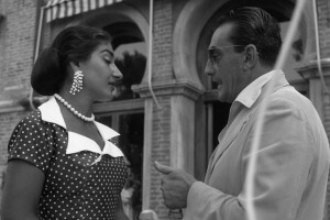 Maria Callas con Luchino Visconti, Venezia 1956