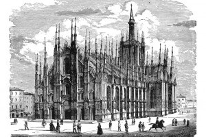 Duomo di Milano in stile gotico