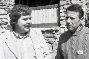 Herbert Boyer (UCSF) e Paul Berg (Stanford) ad una conferenza ad Asilomar, 26 febbraio 1975