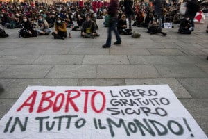 Manifestazione contro la legge anti-aborto a Torino, 31 ottobre 2020