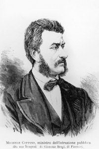 Ritratto di Michele Coppino (1822-1901), scrittore e politico italiano
