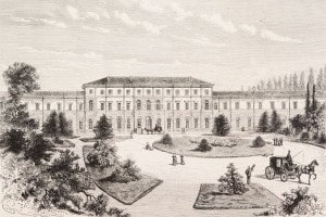 Ospedale psichiatrico di Imola: qui fu ricoverato per la prima volta Dino Campana. Illustrazione Italiana, n. 29, 22 luglio 1877