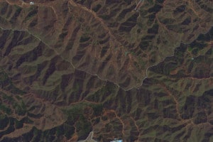 Immagine satellitare della Muraglia cinese