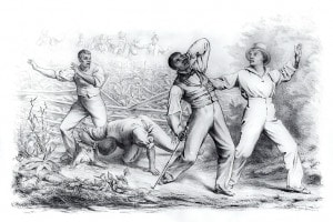 Illustrazione che mostra gli effetti della legge sugli schiavi fuggitivi (1850)