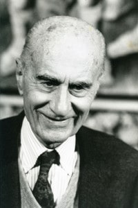 Giornalista e scrittore Indro Montanelli (1909-2001). Milano, 27 aprile 1989