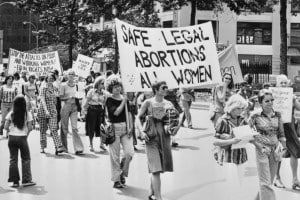 Manifestanti pro aborto nel 1978