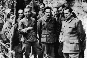 Tito e la sua brigata. Yugoslavia, 1944