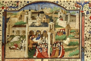 La peste portò in maniera evidente alla crisi del Trecento