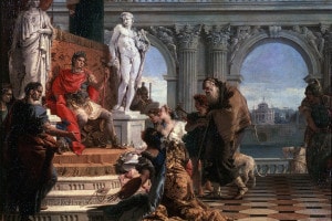 Ottaviano Augusto e Mecenate