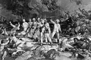 Battaglia di Dogali, 27 gennaio 1887, Guerra d'Eritrea. L'Illustrazione Italiana