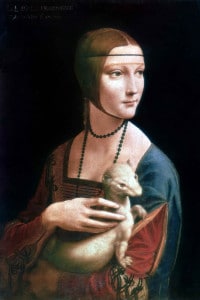 Dama con l'ermellino ovvero Cecilia Gallerani dipinta da Leonardo Da Vinci