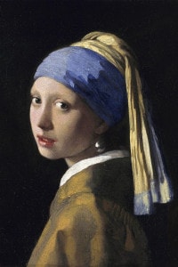 Ragazza con l’orecchino di perla, 1665, di Jan Vermeer