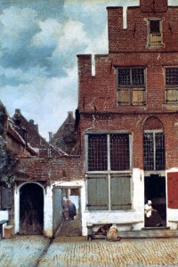 Stradina di Delft di Jan Vermeer, 1658. Collezione Rijksmuseum di Amsterdam