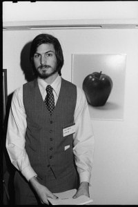 Steve Jobs alla West Coast Computer Faire. California, 1977
