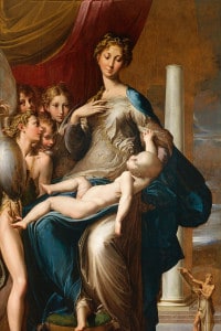 Madonna dal collo lungo di Parmigianino, conservata agli Uffizi di Firenze.