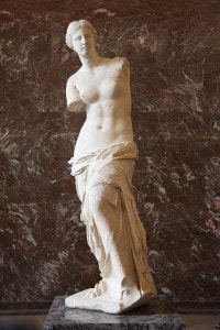 Venere di Milo al Louvre Museum