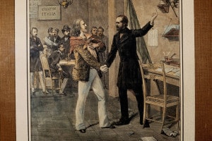 Primo incontro fra Giuseppe Garibaldi e Giuseppe Mazzini a Marsiglia nel 1833