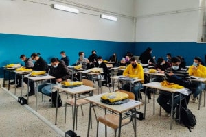 Studenti in aula all'ITS Meccatronico del Lazio
