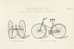 Modelli di biciclette di fine '800