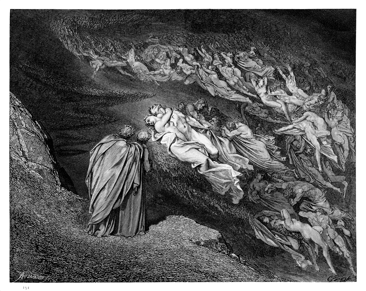 Canto V Inferno di Dante: parafrasi, figure retoriche, commento