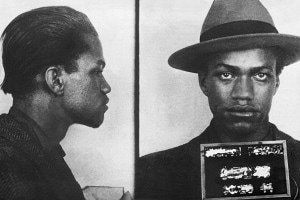 Foto segnaletica della polizia del 1944 di Malcolm X