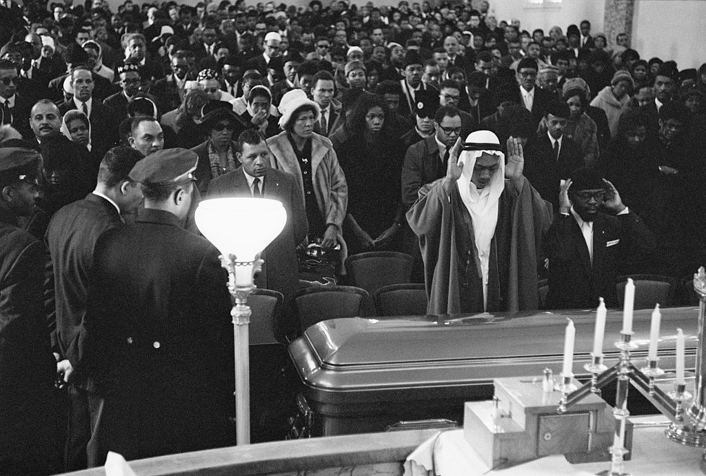 Funerale di Malcolm X 27 febbraio 1965 a New York