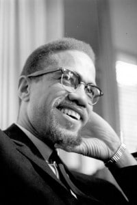 Una foto di Malcolm X, 16 febbraio 1965 a Rochester (New York)