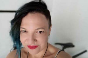 La visual designer Claudia Molinari