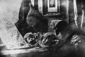 La prima immagine dagherrotipica di Daguerre prodotta su una lastra d'argento