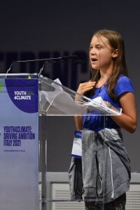 Greta Thunberg a Milano per  Youth4Climate, 28 settembre 2021